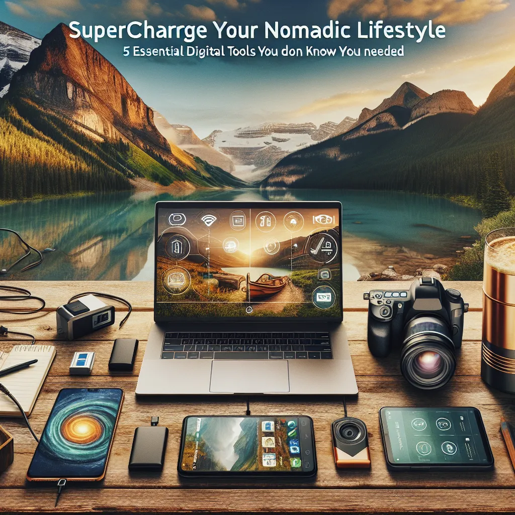 Supercharge Your Nomadic Lifestyle: 5 Essential Digital Tools You Didn't Know You Needed