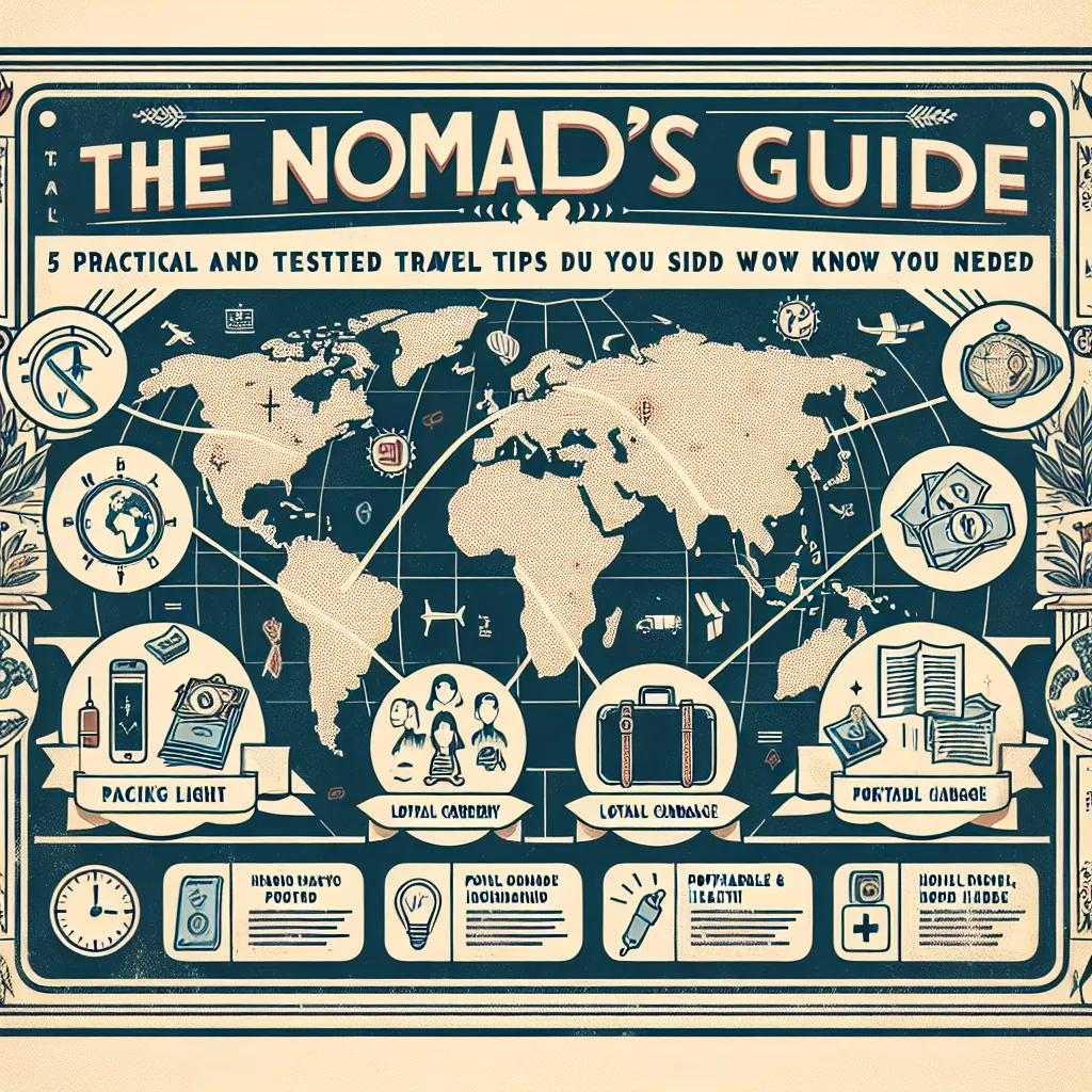 The Nomad's Guide: 5 Practical and Tested Travel Tips You Didn't Know You Needed