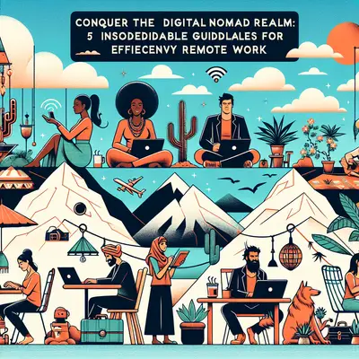 Conquer the Digital Nomad Realm: 5 Indispensable Guidelines for Efficient Remote Work